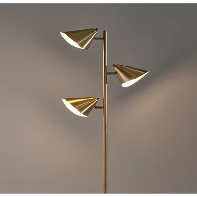 Hawthorne Tree Lamp Antique Brass - Adesso - Image 4