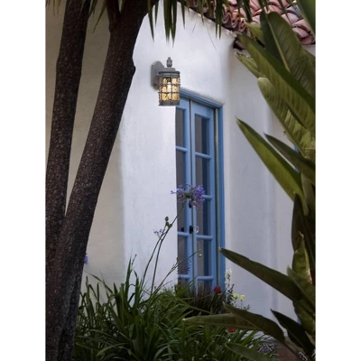Minka Lavery Mallorca Collection 16" High Iron Outdoor Wall Light - Image 2