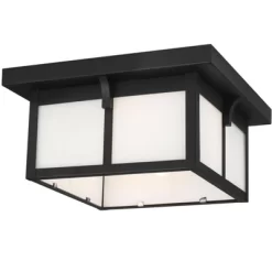 Sea Gull Lighting Two Light Outdoor Flush Mount