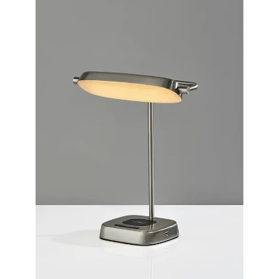 Radley Charge Table Lamp With Smart Switch Silver (Includes LED Light Bulb) - Adesso - Image 2