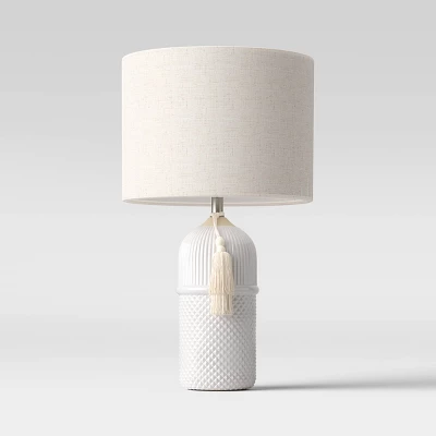 Large Assembled Ceramic Table Lamp White - Threshold™ - Image 6