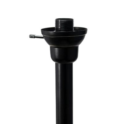 3 Light Restoration Floor Lamp With Scalloped Glass Shade Bronze - Elegant Designs - Image 7