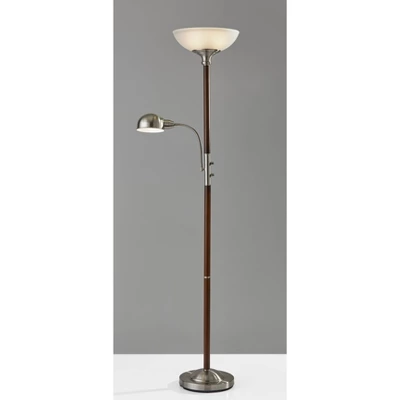 Lexington Combo Floor Lamp Black - Adesso