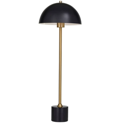 28" X 10" Metal Umbrella Style Desk Lamp With Marble Base - Olivia & May - Image 10