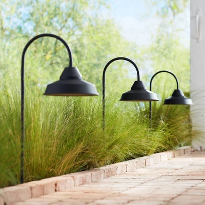 John Timberland Westley Black 8-Piece LED Landscape Path Light Set - Image 6