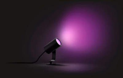 Philips Hue Lily White & Color Outdoor Smart Spot Light Extension - Image 3