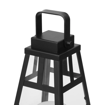 16" Novogratz X Globe Diana Outdoor Wall Sconce Matte Black (Includes LED Light Bulb) - Globe Electric - Image 3