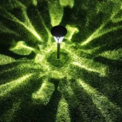 8pk 17" Solar Pathway Lights Brown - Alpine Corporation