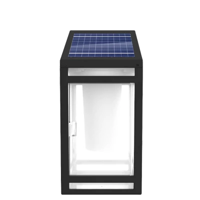 Solar LED Outdoor Wall Lantern With Flame - Techko Maid - Image 3