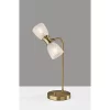 Nina Table Lamp Antique Brass (Includes LED Light Bulb) - Adesso