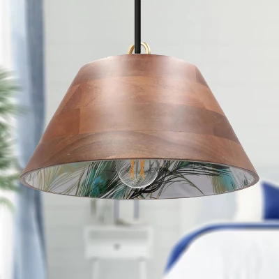 13" Nomad Wooden Pendant - River Of Goods - Image 2