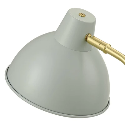 15" Willow Desk Lamp With Pivoting Shade Matte Green - Globe Electric - Image 2