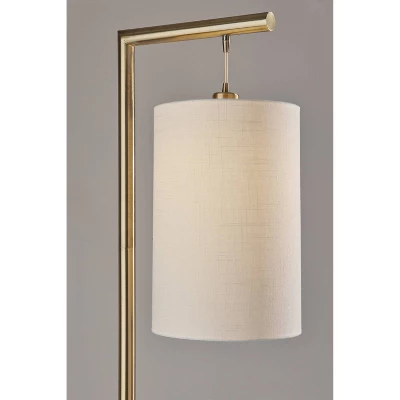Reggie Floor Lamp Antique Brass - Adesso - Image 5