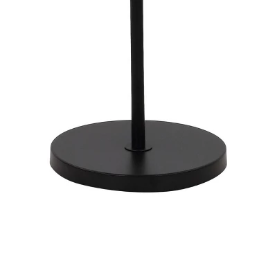 72.5" 3-Light Sylva Mid-Century Modern Head-Adjustable Iron LED Arc Floor Lamp Black (Includes LED Light Bulb) - JONATHAN Y - Image 6