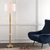 60.5" Metal/Marble Gregory Floor Lamp (Includes LED Light Bulb) Gold - JONATHAN Y