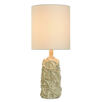 21" Starfish Distressed Mini Table Lamp White - StyleCraft - Image 6