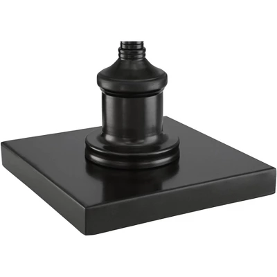 Regency Hill Jenson Traditional Pharmacy Floor Lamp 54" Tall Dark Bronze Adjustable Swing Arm Metal Shade For Living Room Reading Bedroom Office - Image 4