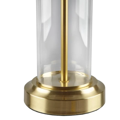 Set Of 2 Clarity Glass Table Lamp Gold - 510 Design - Image 7