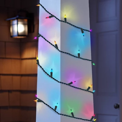 Philips 400ct Heavy Duty Incandescent Smooth Mini String Lights Spool Multicolored - Image 2