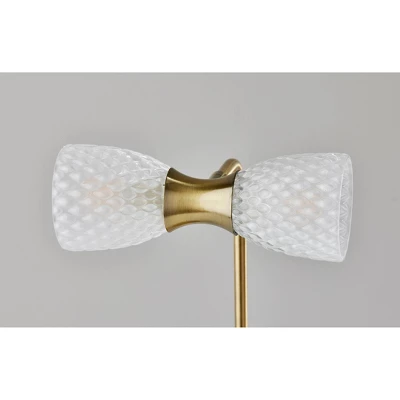 Nina Table Lamp Antique Brass (Includes LED Light Bulb) - Adesso - Image 2