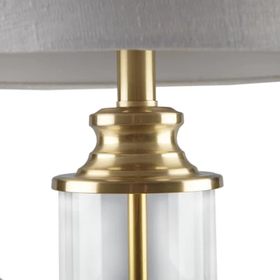 Set Of 2 Clarity Glass Table Lamp Gold - 510 Design - Image 6
