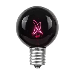 Novelty Lights 100 Feet G50 Globe Outdoor Patio String Lights, White Wire