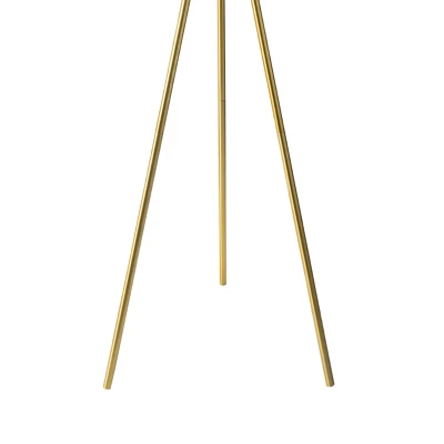 NuLOOM Wales 66" Metal Floor Lamp Lighting - Gold 66" H X 20" W X 20" D - Image 2