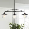 35.8" X 8.7" X 50" Temet Chandelier Black - Warehouse Of Tiffany