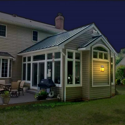 Solar LED Outdoor Wall Lantern With Flame - Techko Maid - Image 8