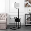 Janson Floor Lamp - Matte Black - Safavieh