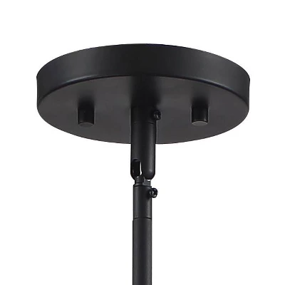 360 Lighting Ciana Black Mini Pendant 10" Wide Modern Orb Frosted Globe Glass Shade For Dining Room House Foyer Kitchen Island Entryway Bedroom Home - Image 3