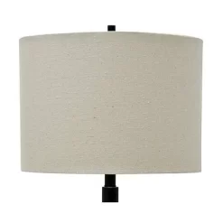 61" 3-way Madison Floor Lamp Glass Table Bronze - StyleCraft