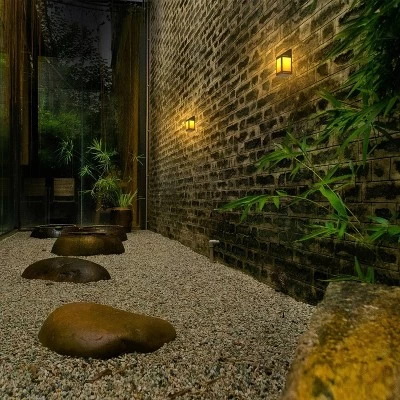 LED Solar Outdoor Wall Lantern With Frost Panel - Techko Maid - Image 6