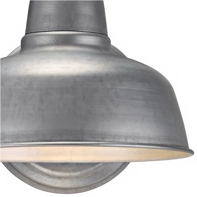 John Timberland Rustic Outdoor Wall Light Fixture Urban Barn Galvanized 11 1/4" Sconce For House Farmhouse Deck Porch Patio - Image 2