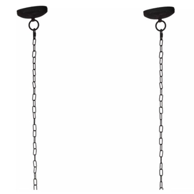 Set Of 2 Rope Woven Chandeliers Natural - A&B Home - Image 2