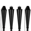 BIRDROCK HOME 4pk Mallorca Torches - Black