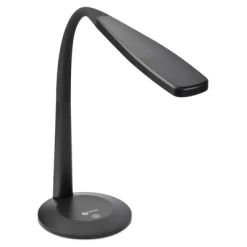 14" Desk Gooseneck Desk Lamp Black (Includes LED Light Bulb) - OttLite