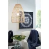 Calett Rattan Pendant Beige - Signature Design By Ashley