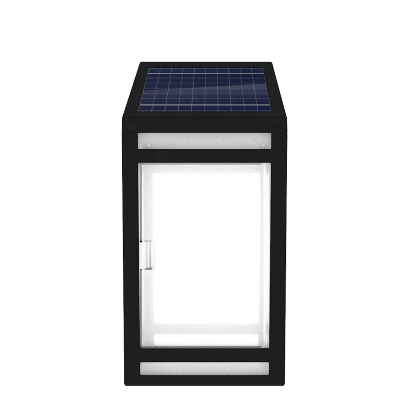LED Solar Outdoor Wall Lantern With Frost Panel - Techko Maid - Image 2
