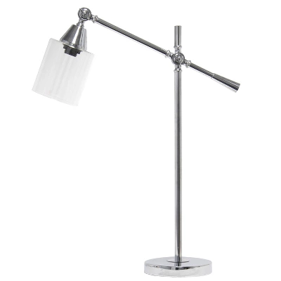 Tilting Arm Table Lamp Silver - Elegant Designs - Image 2