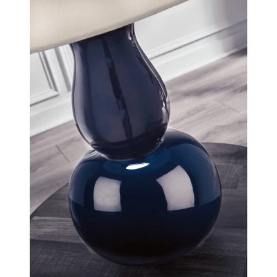 Zellrock Ceramic Table Lamp Navy - Signature Design By Ashley - Image 2