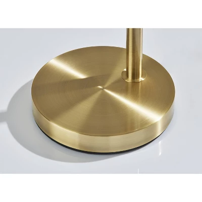 Bowery Arc Floor Lamp Antique Brass - Adesso - Image 5