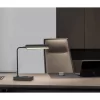 17.5" Metal LED Desk Lamp With Wireless Charging Gray (Includes LED Light Bulb) - Cal Lighting