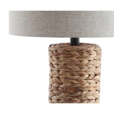 (Set Of 2) 25" Elicia Sea Grass Table Lamps Natural (Includes LED Light Bulb) - JONATHAN Y - Image 2
