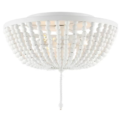 15" Wood/Metal LED Allison Flush Mount - JONATHAN Y - Image 5