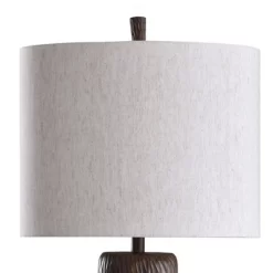 Casual Table Lamp Dark Brown - StyleCraft
