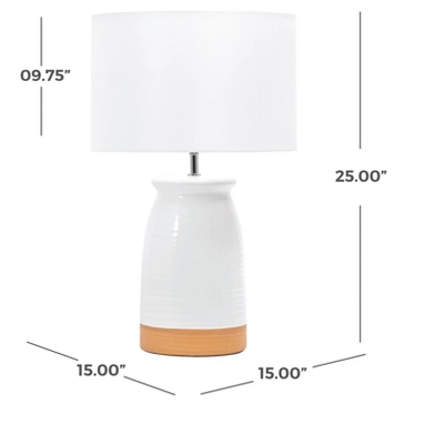 NuLOOM Colmar 25" Ceramic Table Lamp - Image 4
