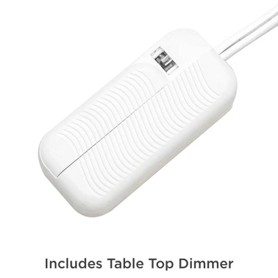 360 Lighting Axel Modern Table Lamps 25" High Set Of 2 Mercury Glass With Dimmers White Fabric Drum Shade For Bedroom Living Room Bedside Nightstand - Image 5