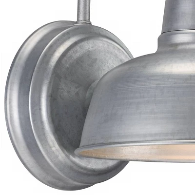 John Timberland Rustic Outdoor Wall Light Fixture Urban Barn Galvanized 11 1/4" Sconce For House Farmhouse Deck Porch Patio - Image 3