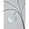 86" Luna Arc Lamp (Includes Light Bulb) Silver - Adesso
